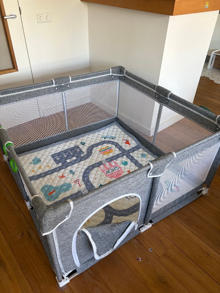 Star Ibaby Oxford XL babybox / speelbox 125x125 cm, Kinderen en Baby's, Ophalen, Zo goed als nieuw, Vierkant