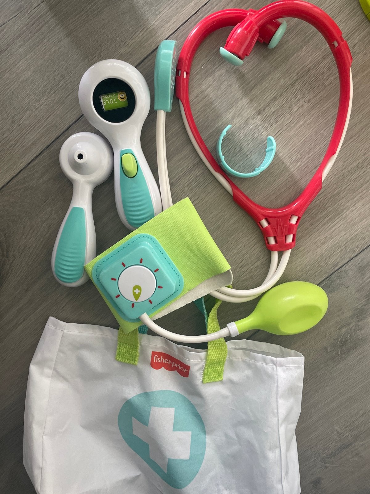 Fisher-Price Dokterssetj, Kinderen en Baby's, Speelgoed | Fisher-Price, Ophalen, Gebruikt, Speelset, Met licht