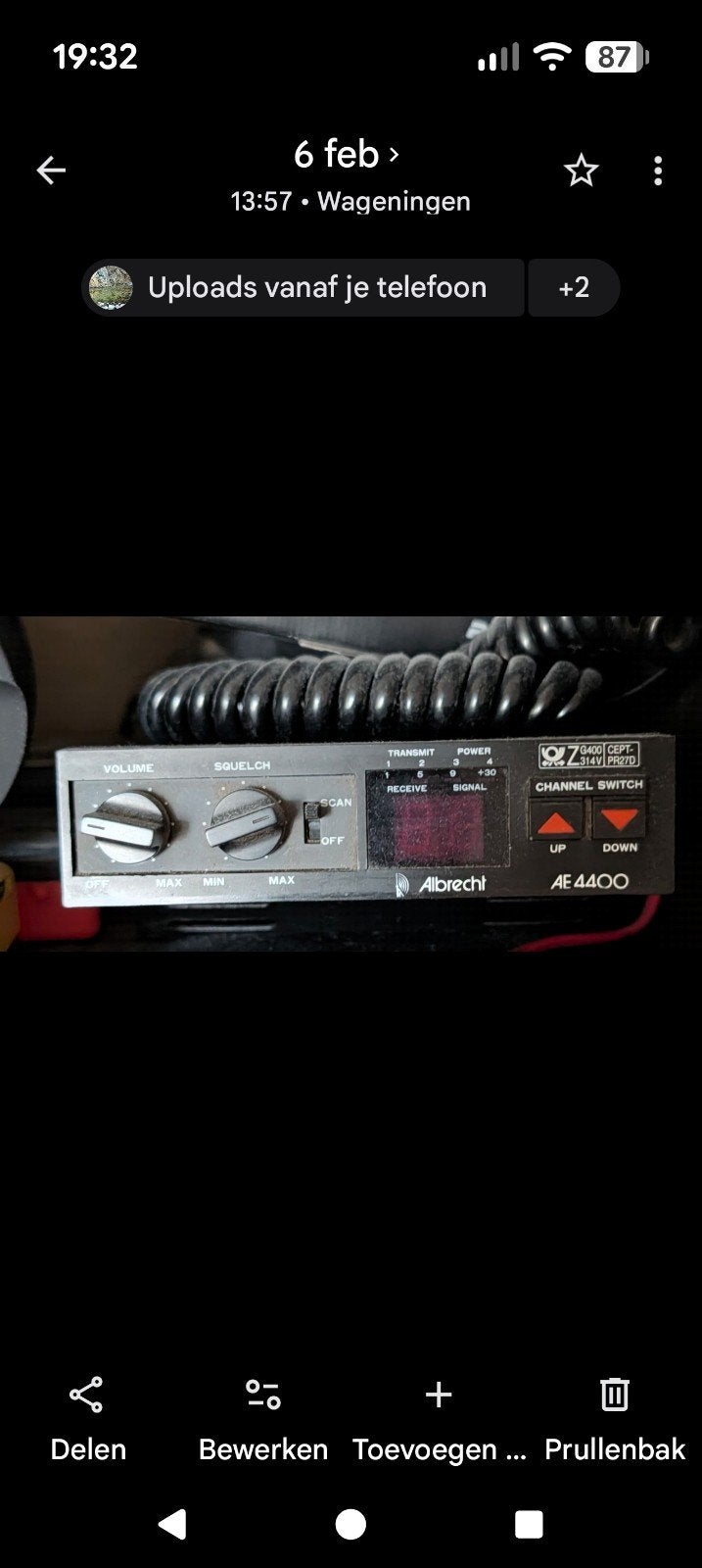 Albrecht AE 4400 CB-radio zender/ontvanger, Ophalen of Verzenden