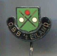 Biljard ver. O.B.B. 't Eiland email speldje ( W_095 ), Verzenden, Nieuw, Sport, Speldje of Pin