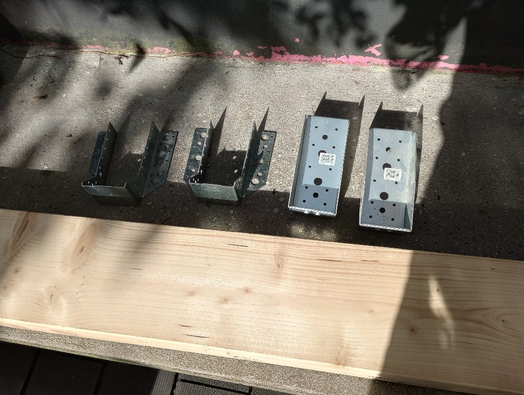 Balk 70x170x2100 + balkdrager raveeldrager, Ophalen, Nieuw, 250 mm of meer, Overige typen