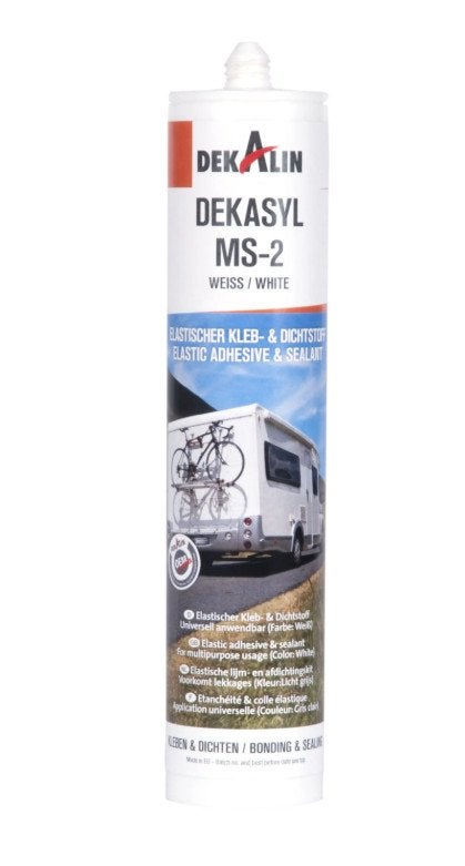 Dekalin Dekasyl MS-2 Koker Wit, Buurserstraat 15 A, 7481 EG,Haaksbergen, Ophalen of Verzenden, Info@123CamperOnderdelen.nl, Nieuw