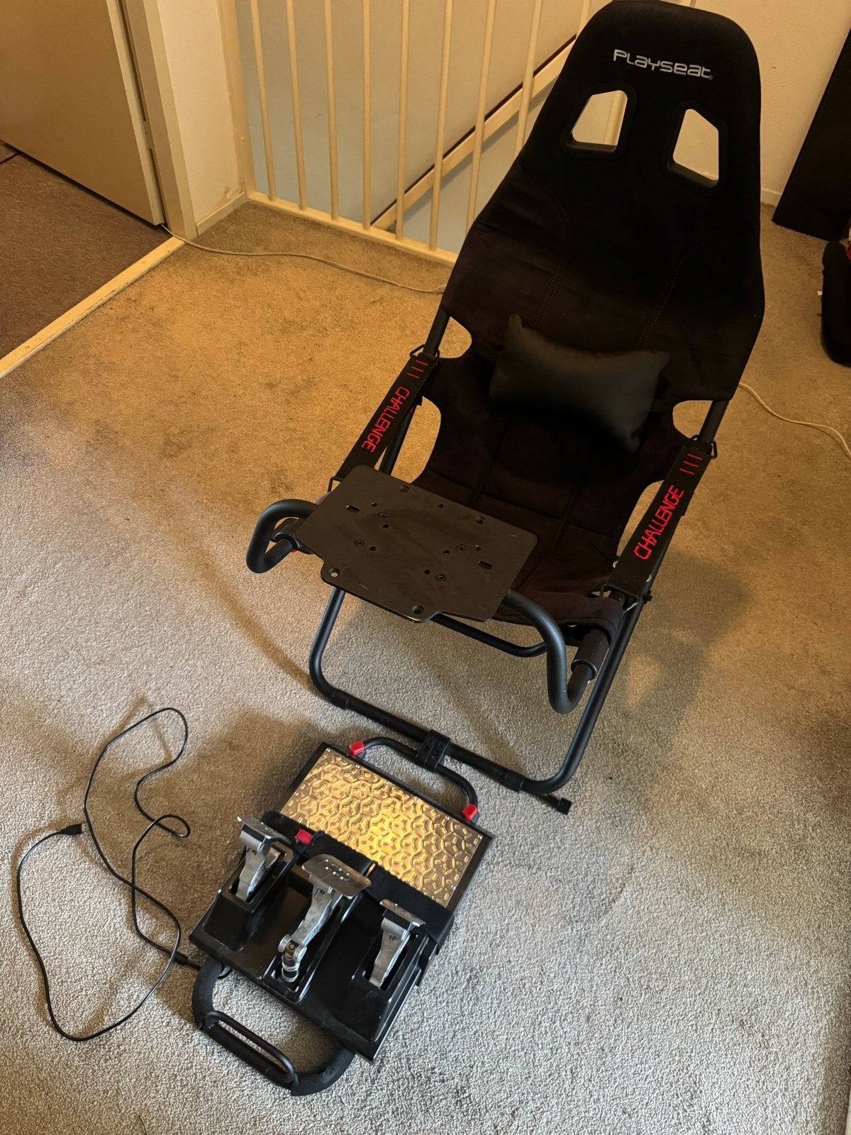 Playseat Challenge racestoel met pedalen, Ophalen, Zo goed als nieuw