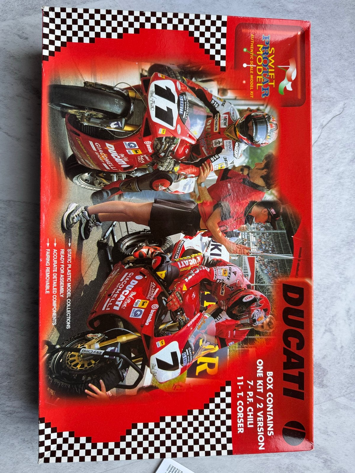Ducati superbike 1998 Protar Swift model, Overige merken, 1:32 tot 1:50, Overige typen, Ophalen of Verzenden