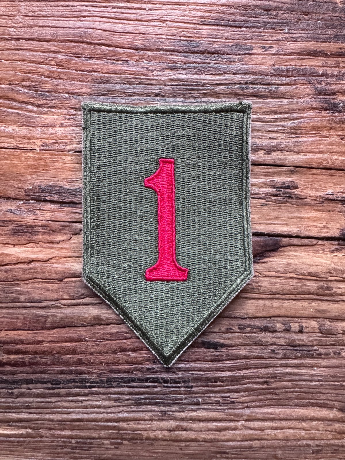 1st Infantry Big Red one patch US WWII - Repro, Ophalen of Verzenden, Overige typen