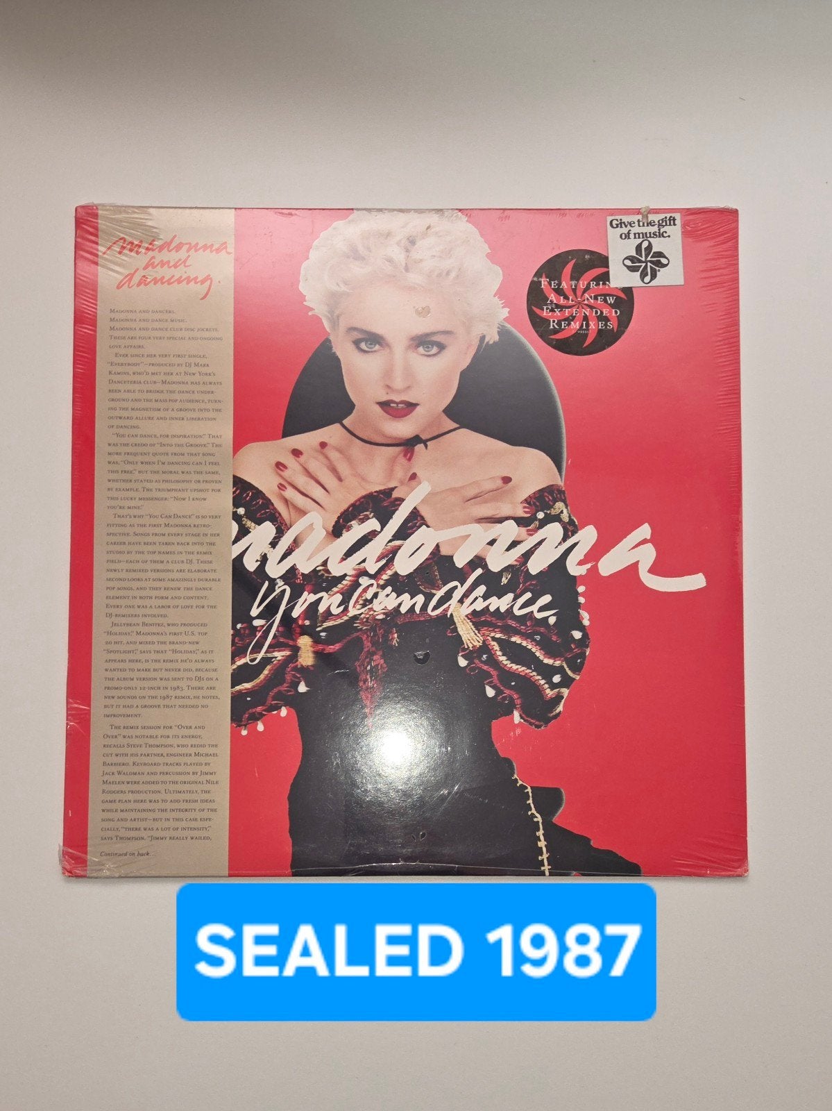 madonna you can dance 1987 nieuw gesealed album 12" vinyl lp, Ophalen of Verzenden, Nieuw in verpakking, Pop, LP