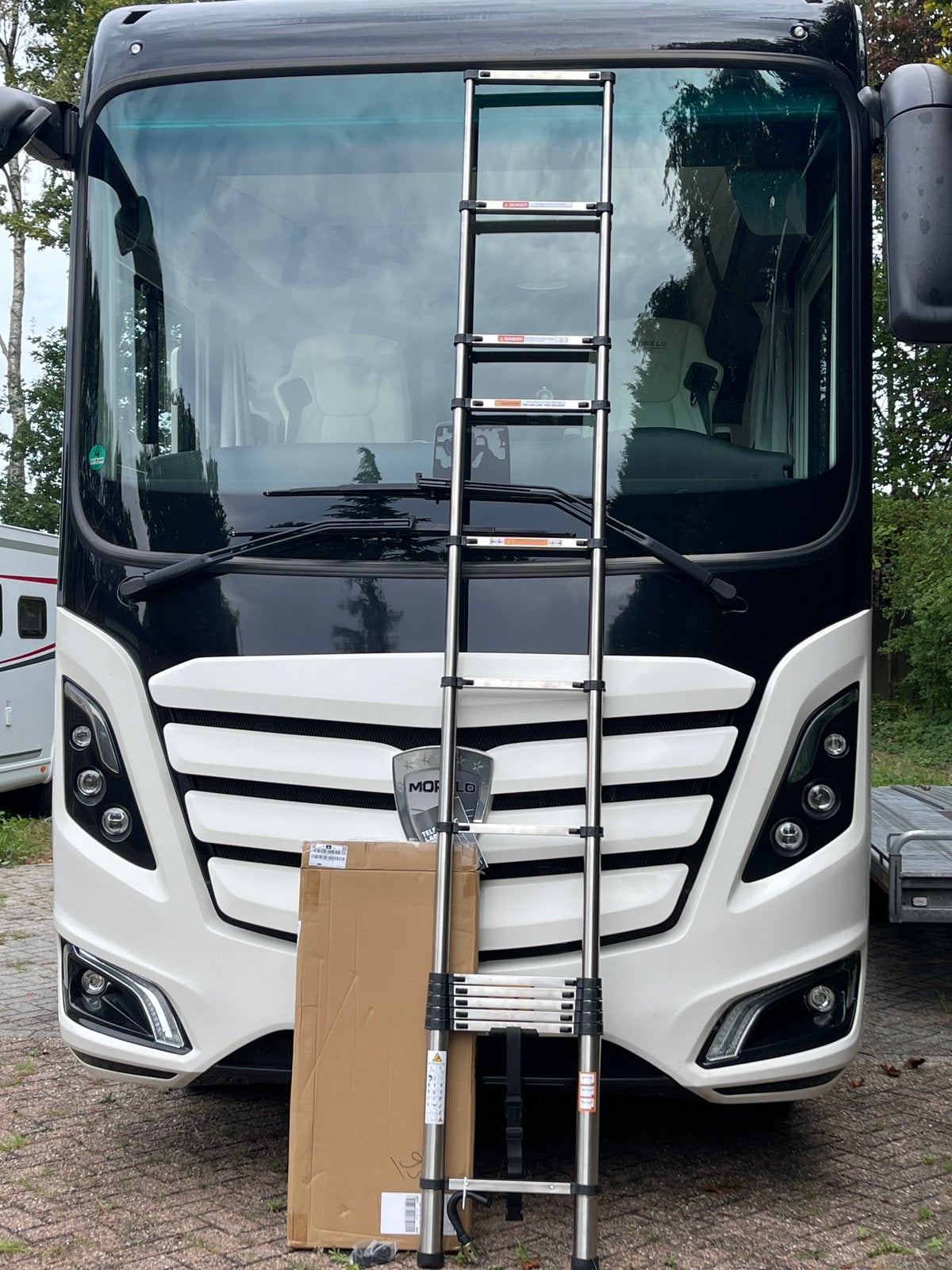 ** AFGEPRIJSD ** NIEUW ** Telescopische LADDER ** 5 meter **, Doe-het-zelf en Verbouw, Ophalen of Verzenden, Nieuw, Ladder, 4 meter of meer