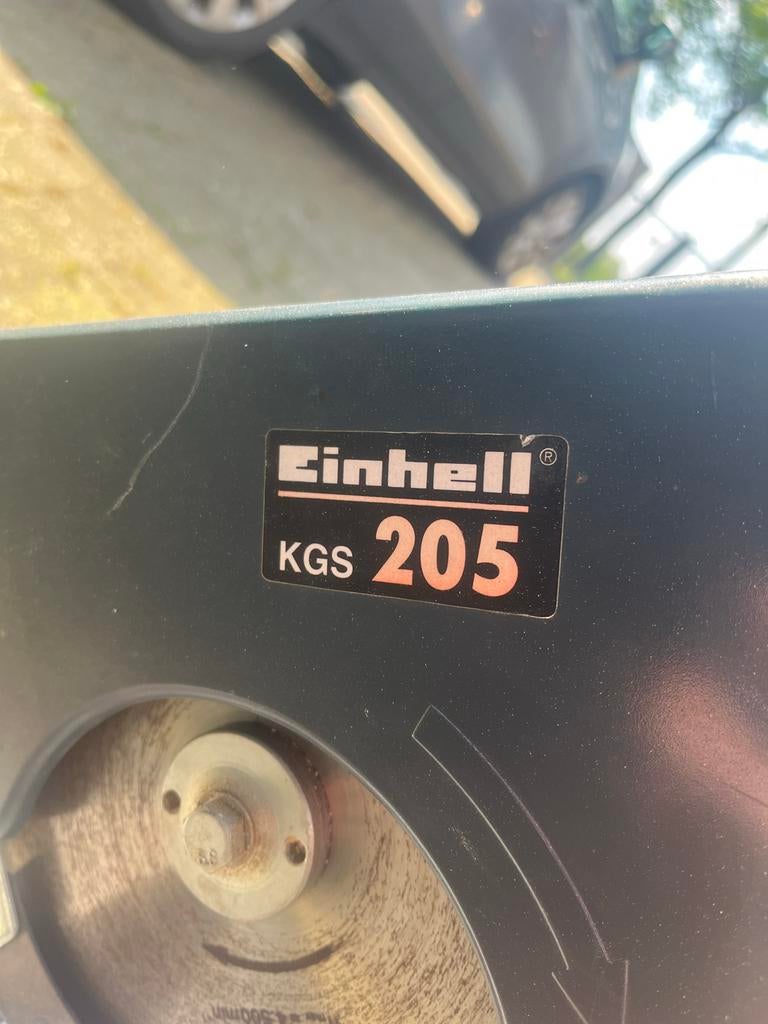 Einhell KGS 205 Afkortzaag - Perfect voor verstekzagen, Doe-het-zelf en Verbouw, Gereedschap | Zaagmachines, Gebruikt, Ophalen of Verzenden