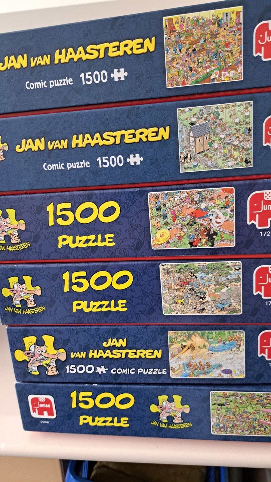 Jan van Haasteren puzzel, Ophalen, 500 t/m 1500 stukjes, Zo goed als nieuw