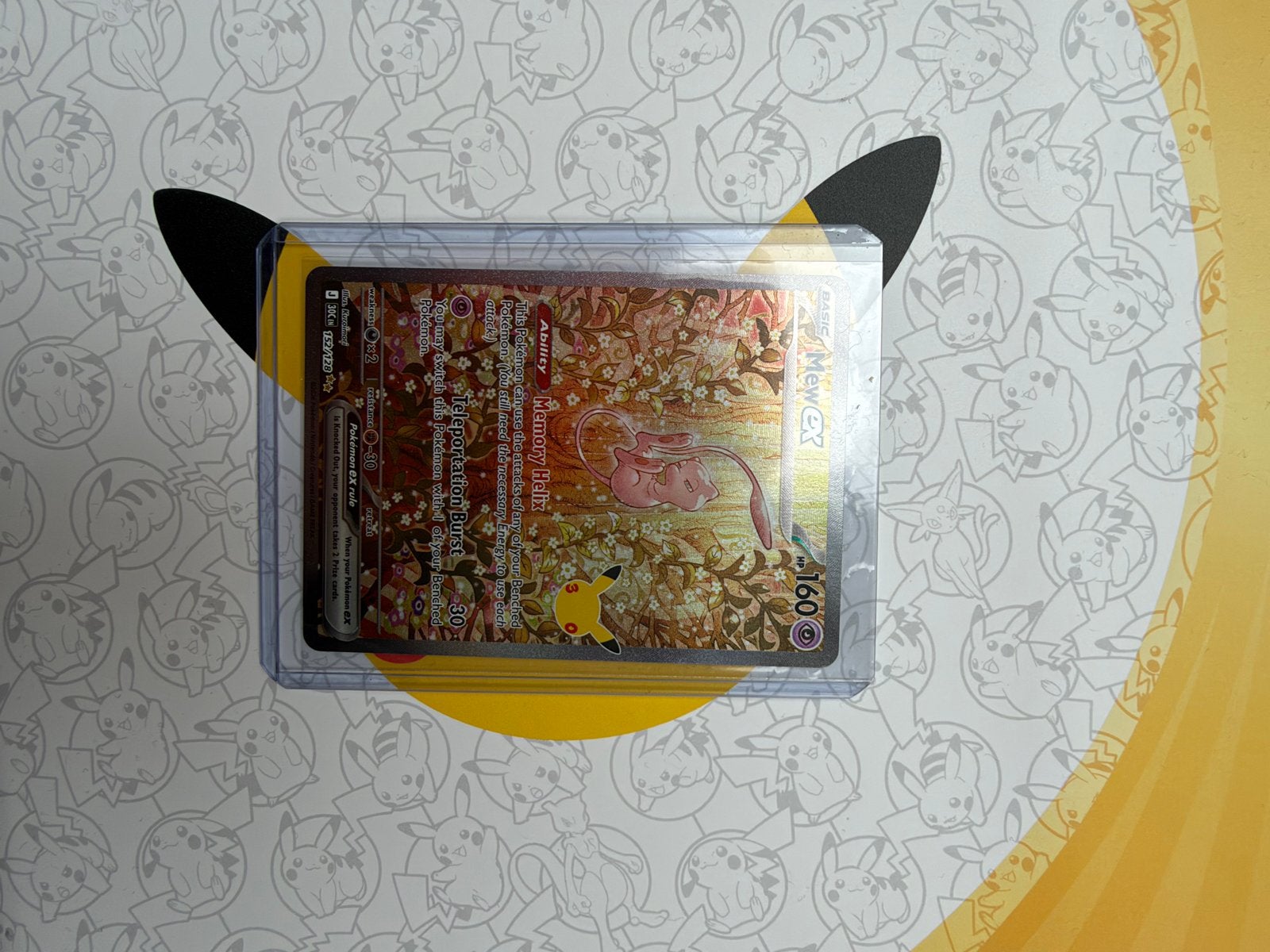 Mew EX Celebrations Pokémon kaart 152/128, Ophalen of Verzenden, Nieuw, Losse kaart, Foil