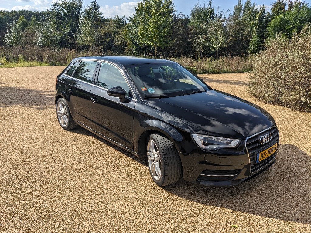 Audi A3 1.4 Tfsi 110KW Sportback 2015 Zwart, Auto's, Voorwielaandrijving, Zwart, Zwart, Origineel Nederlands