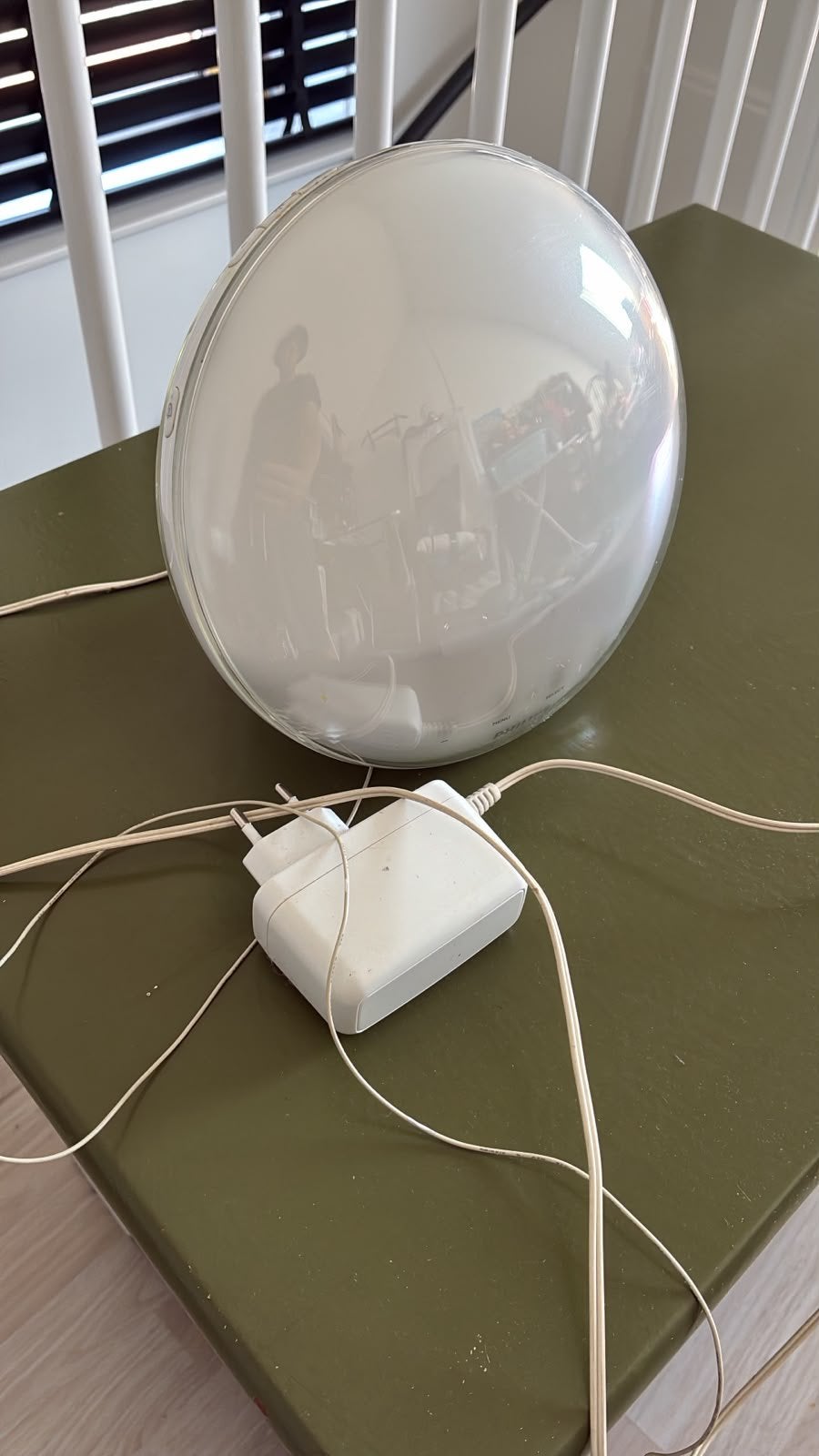 Philips Wake-up Light HF3250, Geel, Ophalen of Verzenden, Zo goed als nieuw, Philips