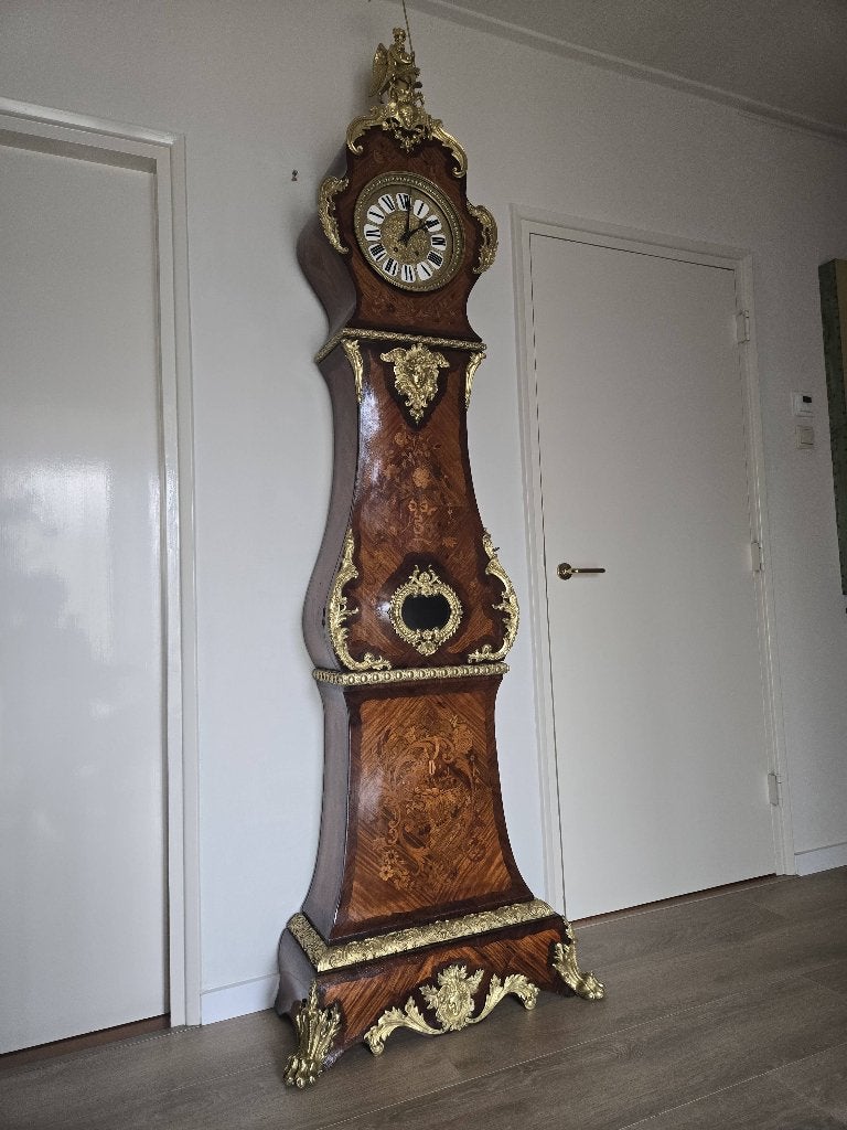 Antieke staande Boulle, Antiek en Kunst, Antiek | Klokken, Ophalen