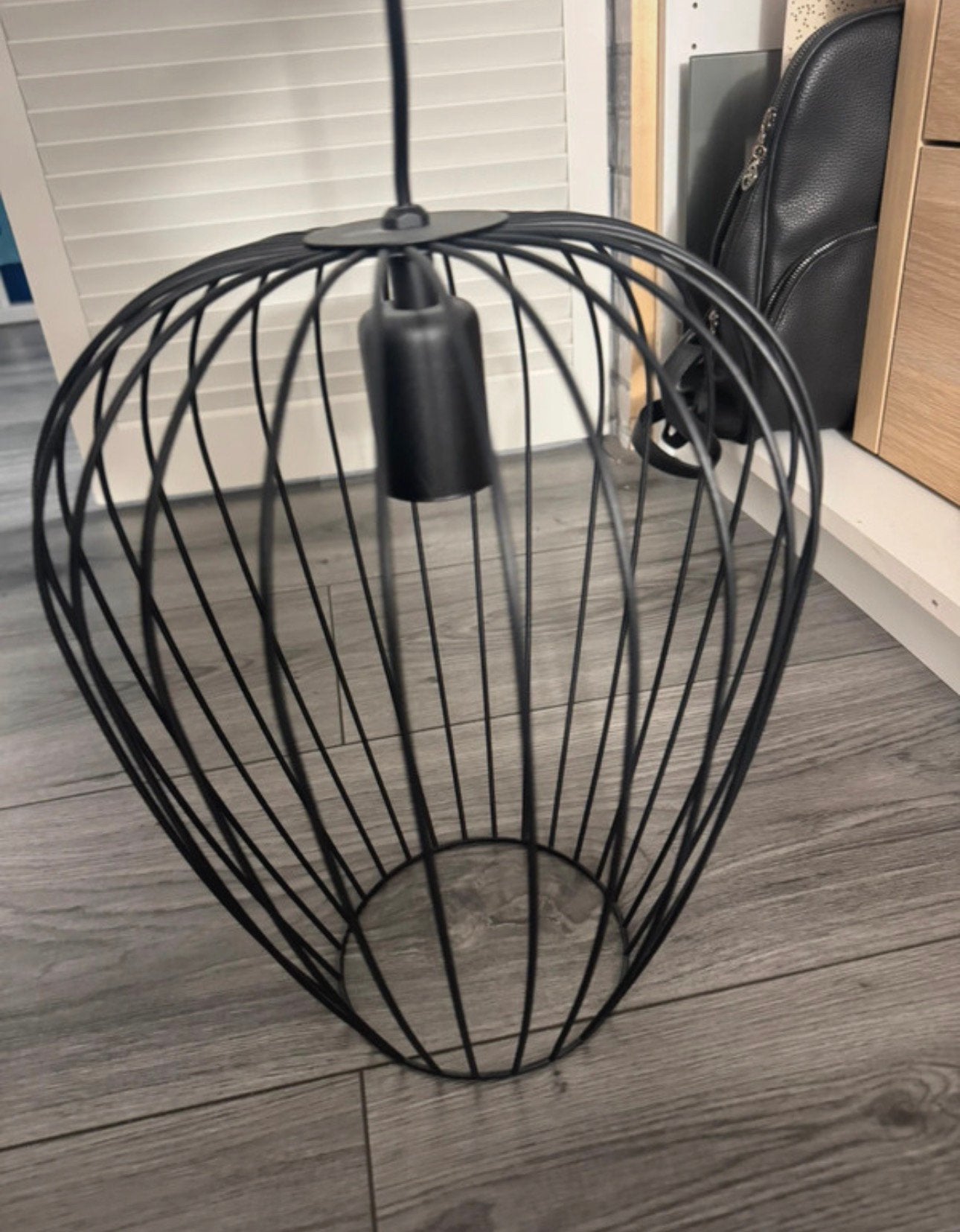 EGLO Newtown Hanglamp - Zwart - Industrieel (E27), Ophalen, Zo goed als nieuw, Metaal, E27 (groot)