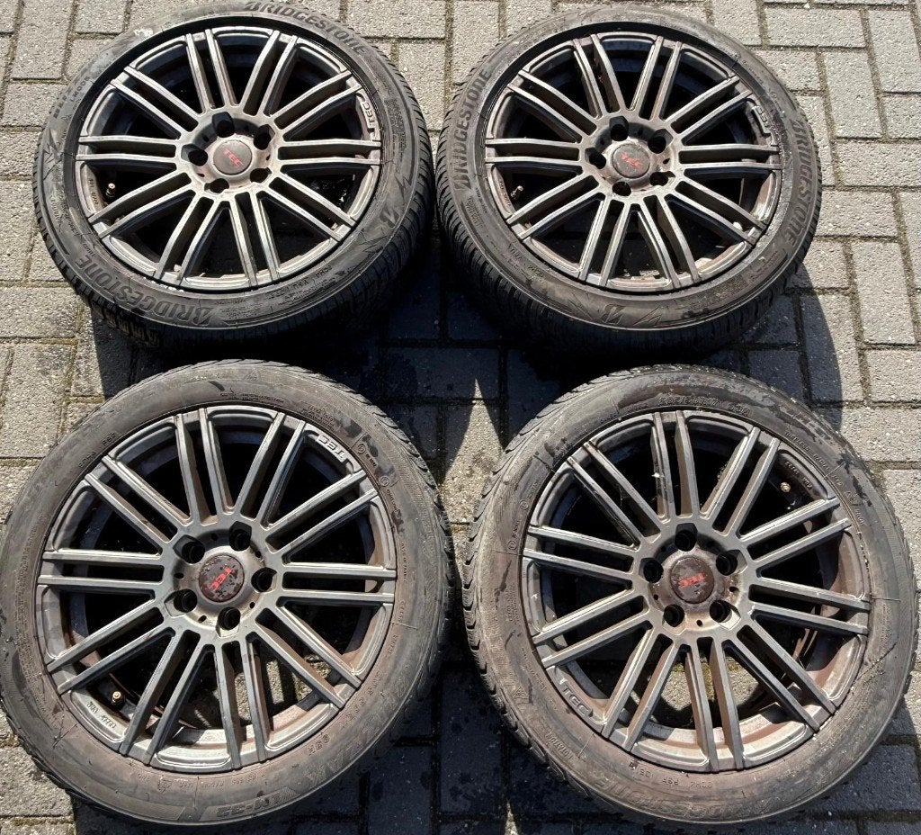 17 inch TEC Speedwheels AS3 velgen+Bridgestone winterbanden, Auto-onderdelen, Banden en Velgen, Ophalen, Gebruikt, Banden en Velgen