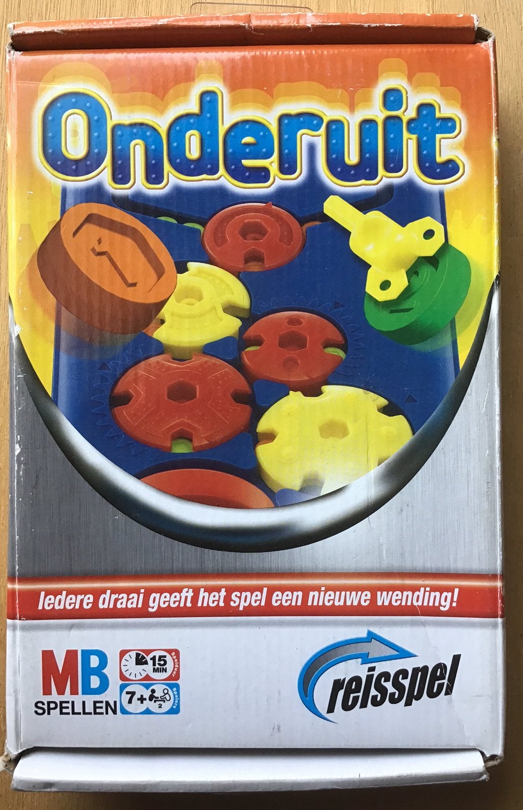 Reisspel Onderuit - vanaf 7 jaar - ZGAN, Een of twee spelers, MB Hasbro, Ophalen of Verzenden, Zo goed als nieuw