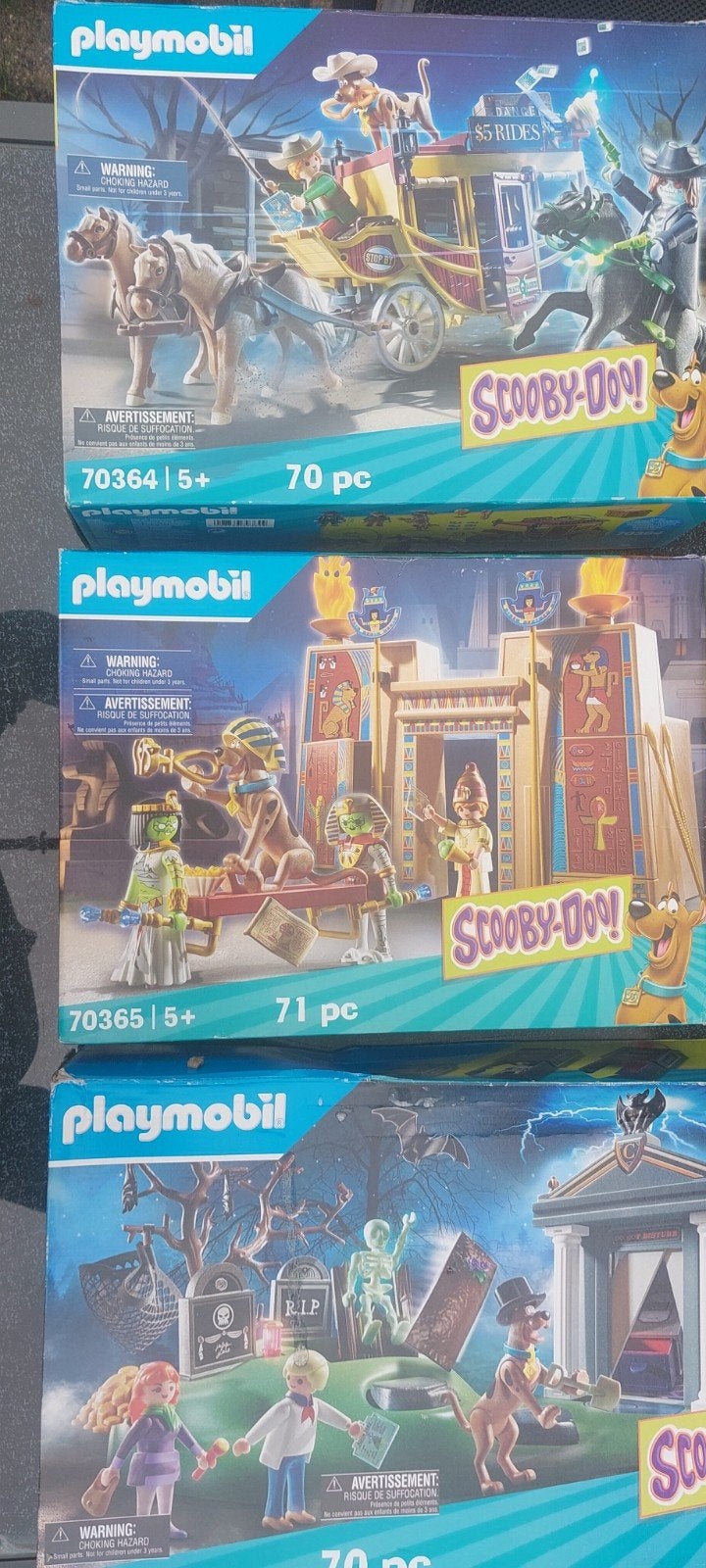 Playmobil Scooby-Doo! Sets (70364, 70365), Ophalen of Verzenden, Gebruikt