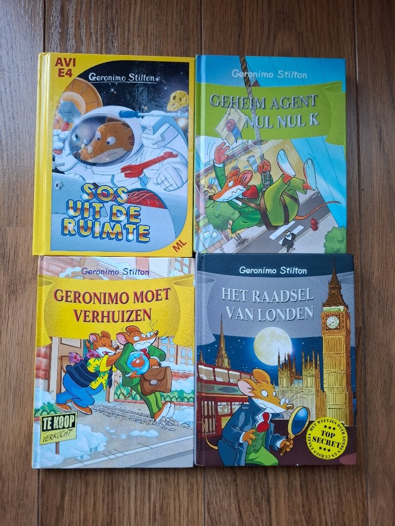 Geronimo Stilton boeken, Ophalen of Verzenden, Zo goed als nieuw, Geronimo Stilton, Fictie algemeen