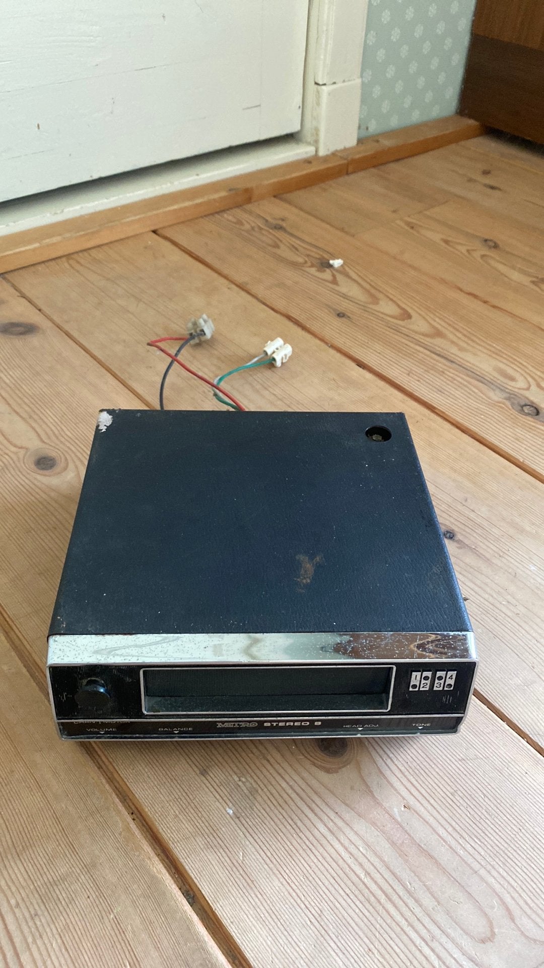 8 - track cassette speler met cassete, Ophalen of Verzenden