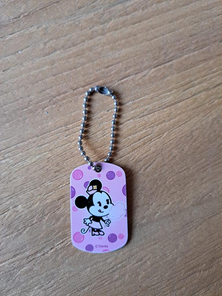 Minnie Mouse sleutelhanger / tashanger, Ophalen of Verzenden, Mickey Mouse, Zo goed als nieuw, Beeldje of Figuurtje