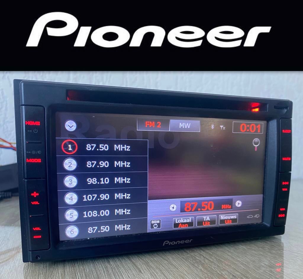 ️ Pioneer Bluetooth radio cd mp3 sd usb aux, Auto diversen, Autoradio's, Ophalen of Verzenden, Zo goed als nieuw