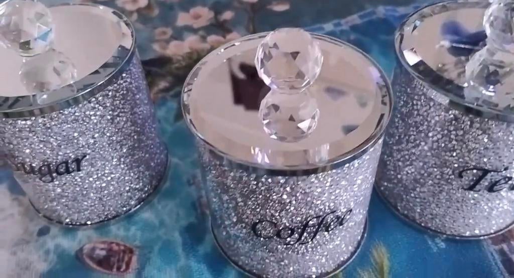 Luxe voorraadpotten set - Koffie, Thee, Suiker, Ophalen, Nieuw