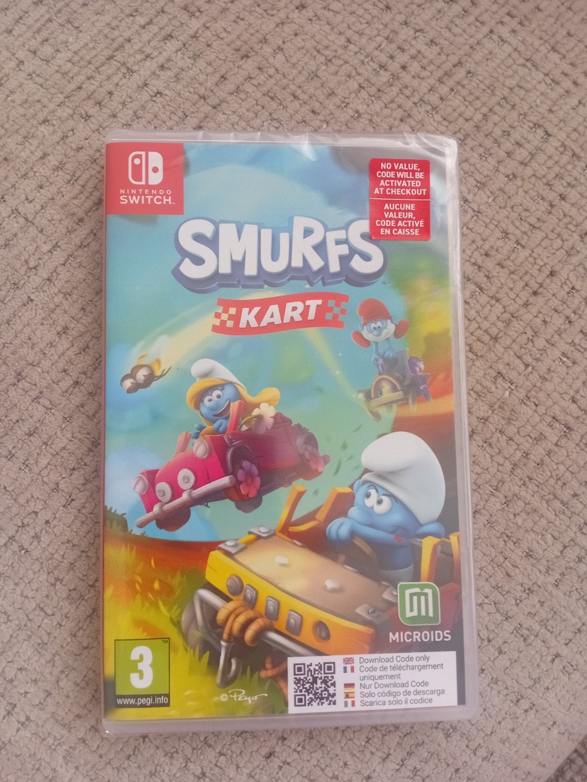 Smurfs Kart - Nintendo Switch (Nieuw), Ophalen of Verzenden, Nieuw