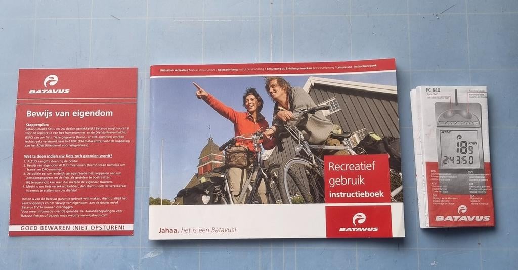 Fiets Batavus(lage instap), Ophalen