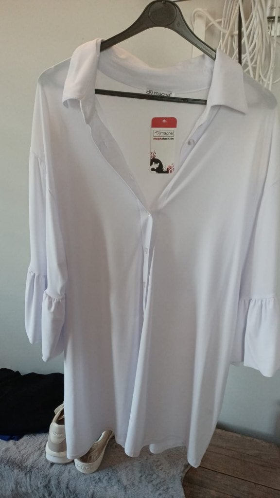 kleding pakket zit ook magna kleding bij maat 52 54, Ophalen of Verzenden, Nieuw, Zwart, Jurk