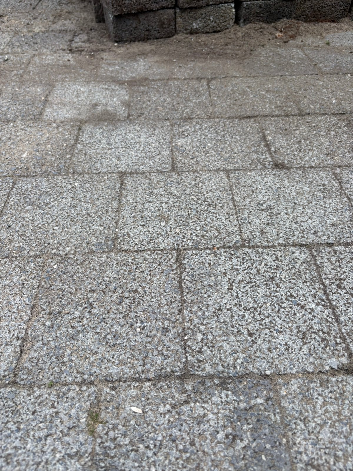 GRATIS: Grijze stenen 15x15 cm, 8m2, Gebruikt, Klinkers, Beton, 5 tot 10 m²