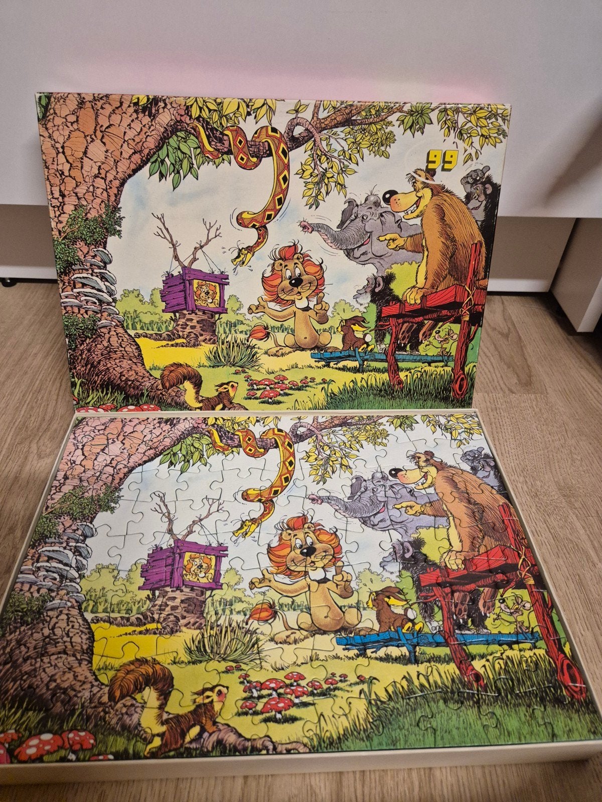 Loeki de leeuw puzzel 99 stukjes, Ophalen of Verzenden