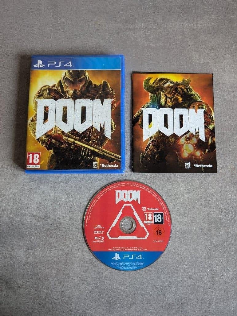 Doom PS4, Spelcomputers en Games, Games | Sony PlayStation 4, Vanaf 18 jaar, Shooter, 1 speler, Ophalen of Verzenden