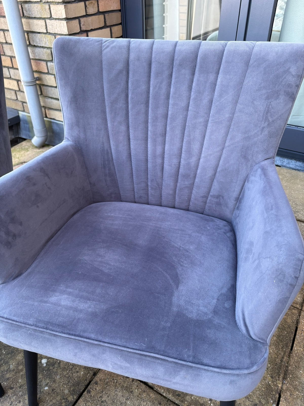 4 Goossens Eetkamerstoelen Rob - Zo goed als nieuw, Ophalen, Zo goed als nieuw, Vier, Stof