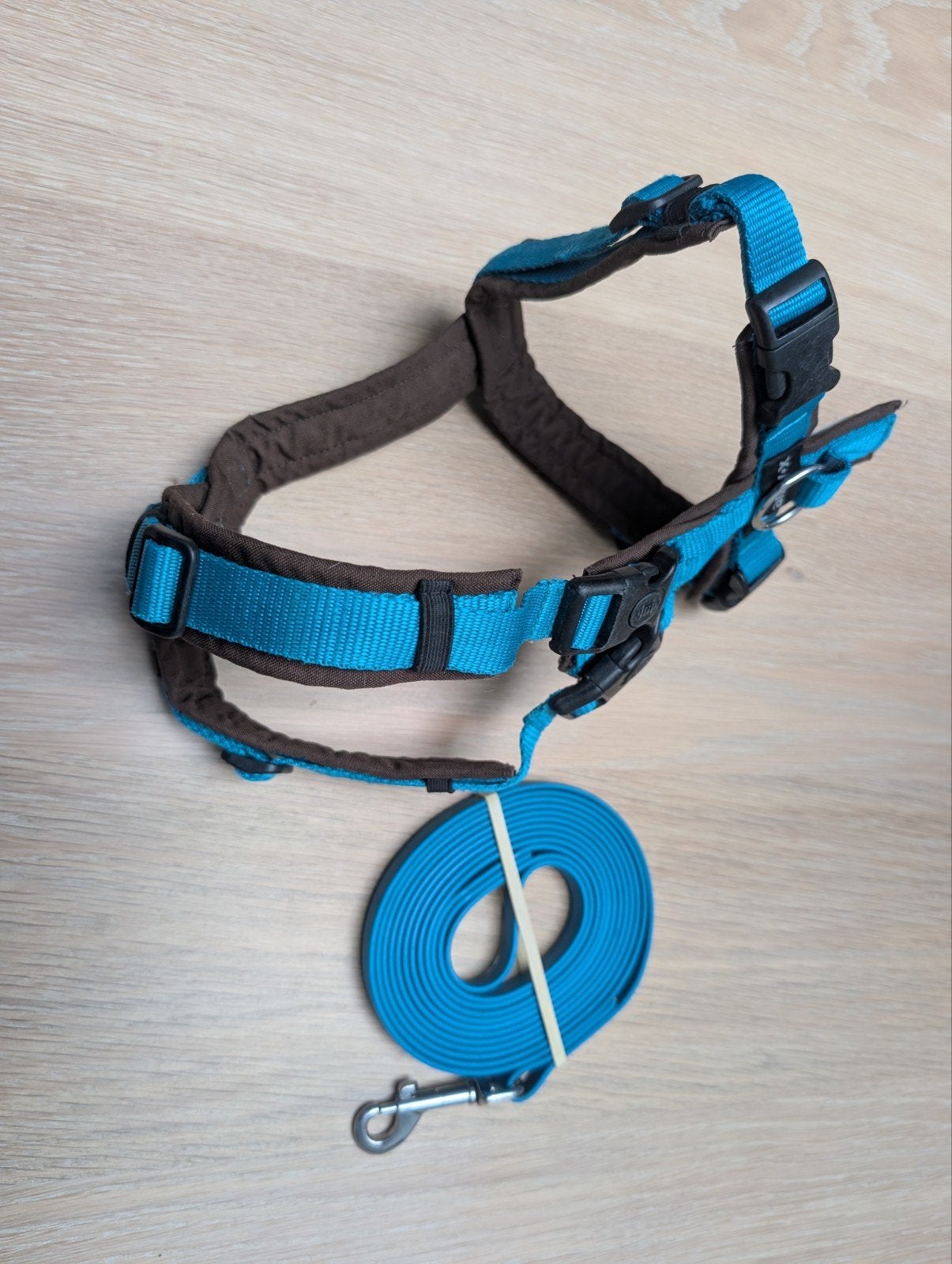 Anny-X Open Fun volledig gevoerd tuigje maat XS met riem, Ophalen of Verzenden, Zo goed als nieuw, Hondenriem-accessoire