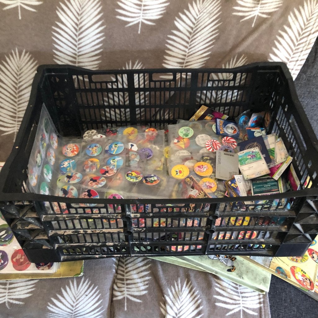 Flippos pokemon + yu-gi-oh mappen, Ophalen, Zo goed als nieuw, Meerdere kaarten