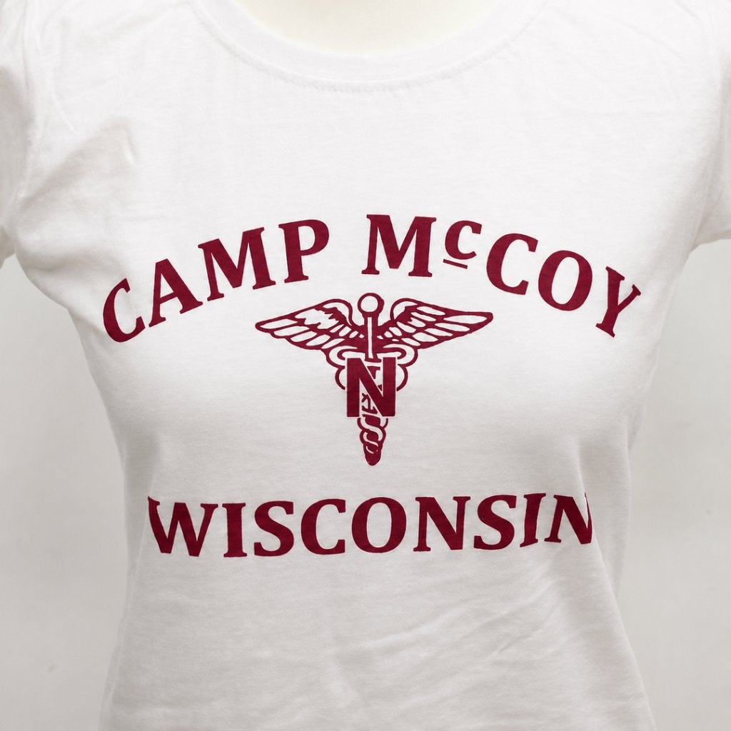 WW2 US Army Nurses Camp McCoy Wisconsin T-Shirt, Amerika, Info@delware.trading, Kleding of Schoenen, Ophalen of Verzenden