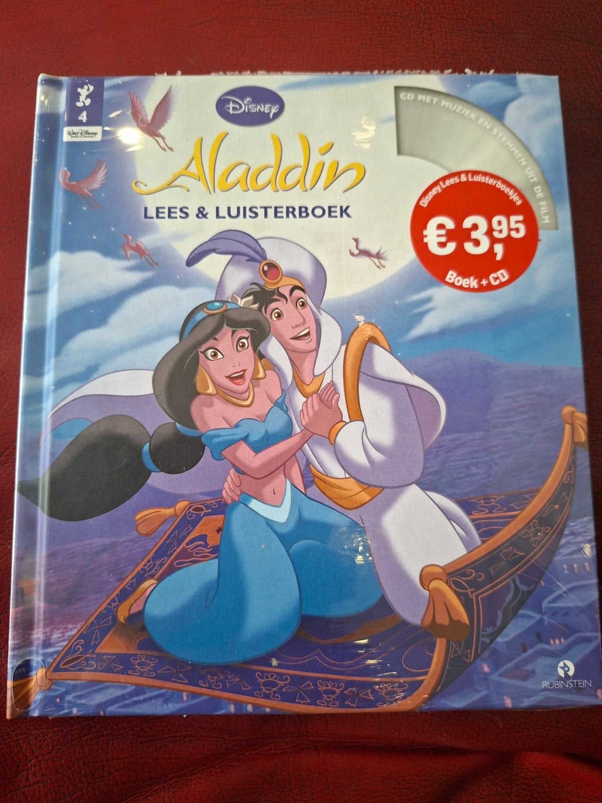 Disney Aladdin Lees & Luisterboek met CD, Ophalen of Verzenden, Nieuw, Disney, Sprookjes