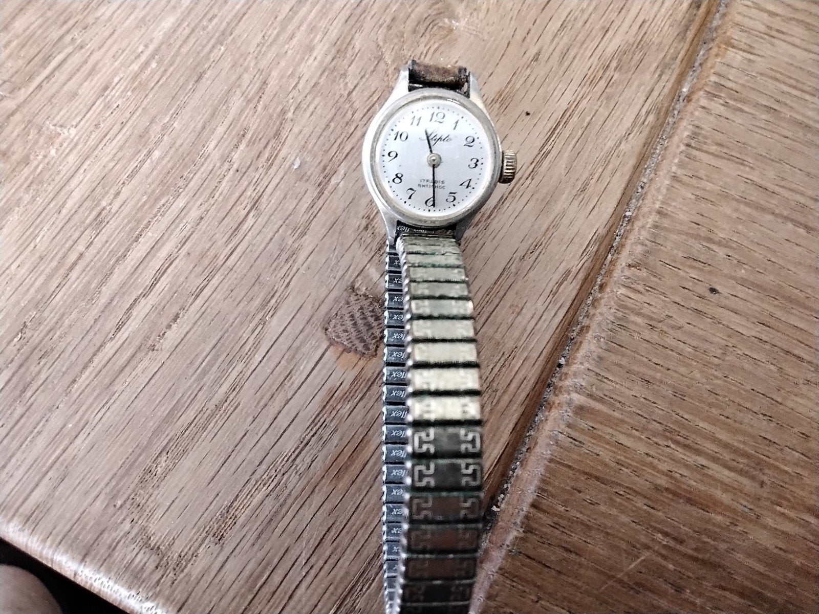 dames horloge  met rekband, Ophalen of Verzenden, Overige materialen, Overige merken