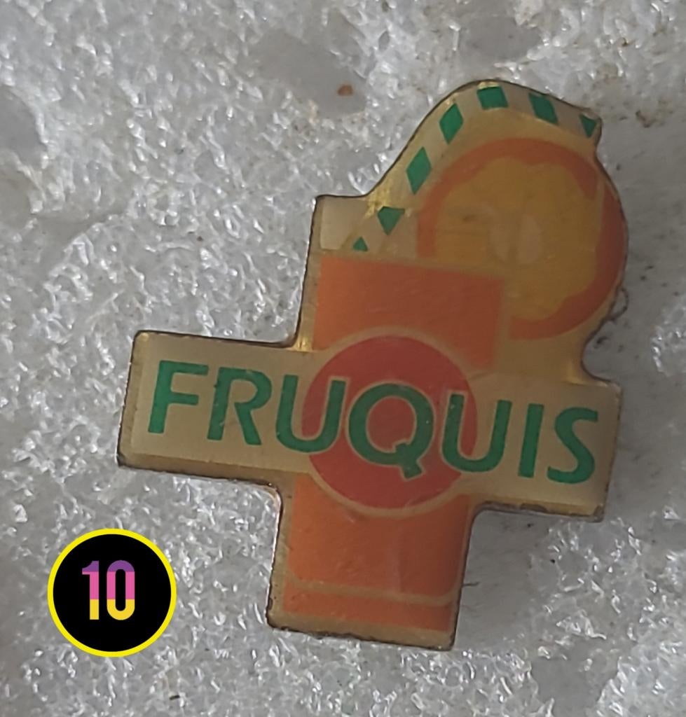 Vintage Fruquis Pin - Zeldzaam verzamelobject, Verzenden, Gebruikt, Merk, Speldje of Pin