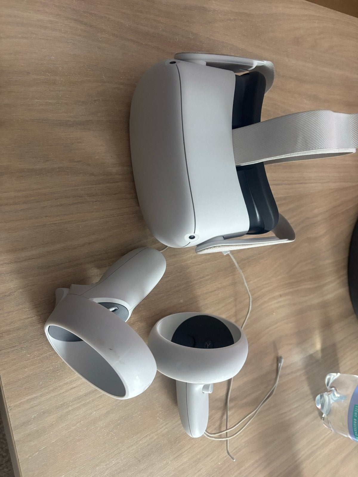 Oculus Quest 2 VR-bril met controllers, Spelcomputers en Games, Virtual Reality, Ophalen of Verzenden, Gebruikt, VR-bril, Overige platformen