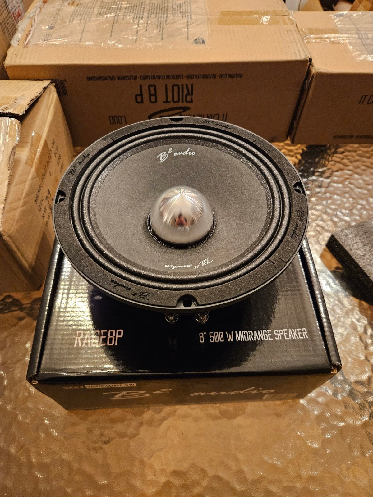 nieuww!! b2 rage 8P midrange speaker!!, Auto diversen, Autospeakers, Ophalen of Verzenden, Nieuw