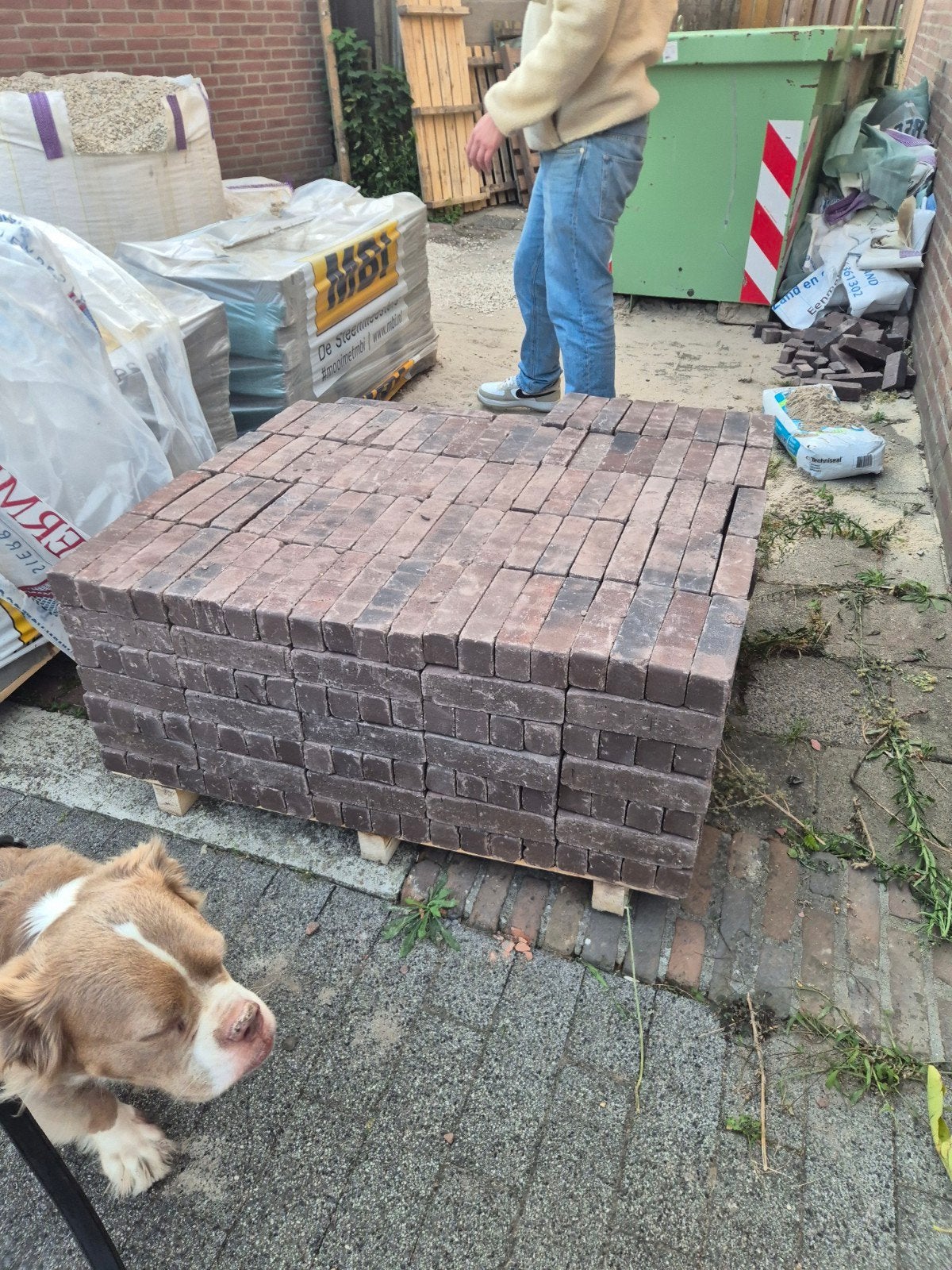 Gebakken waaltjes WF getrommeld Vulcano Antica rood bruin zw, Ophalen, Keramiek, Nieuw, Minder dan 20 cm