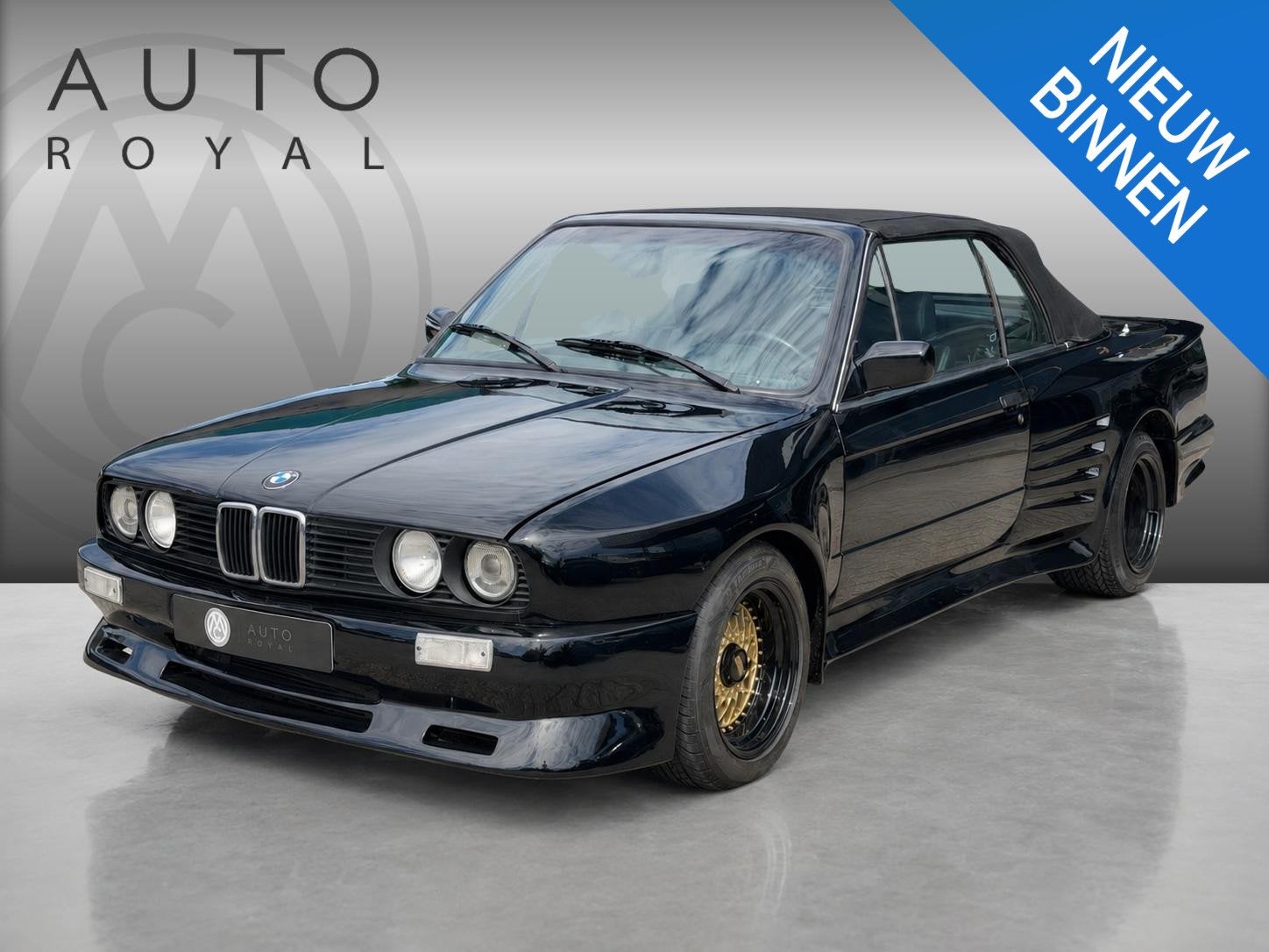 BMW 3-serie Cabrio 325i KOENIG-UMBAU | ORIGINEEL NEDERLANDSE, Gebruikt, 2494 cc, Cabriolet, Zwart
