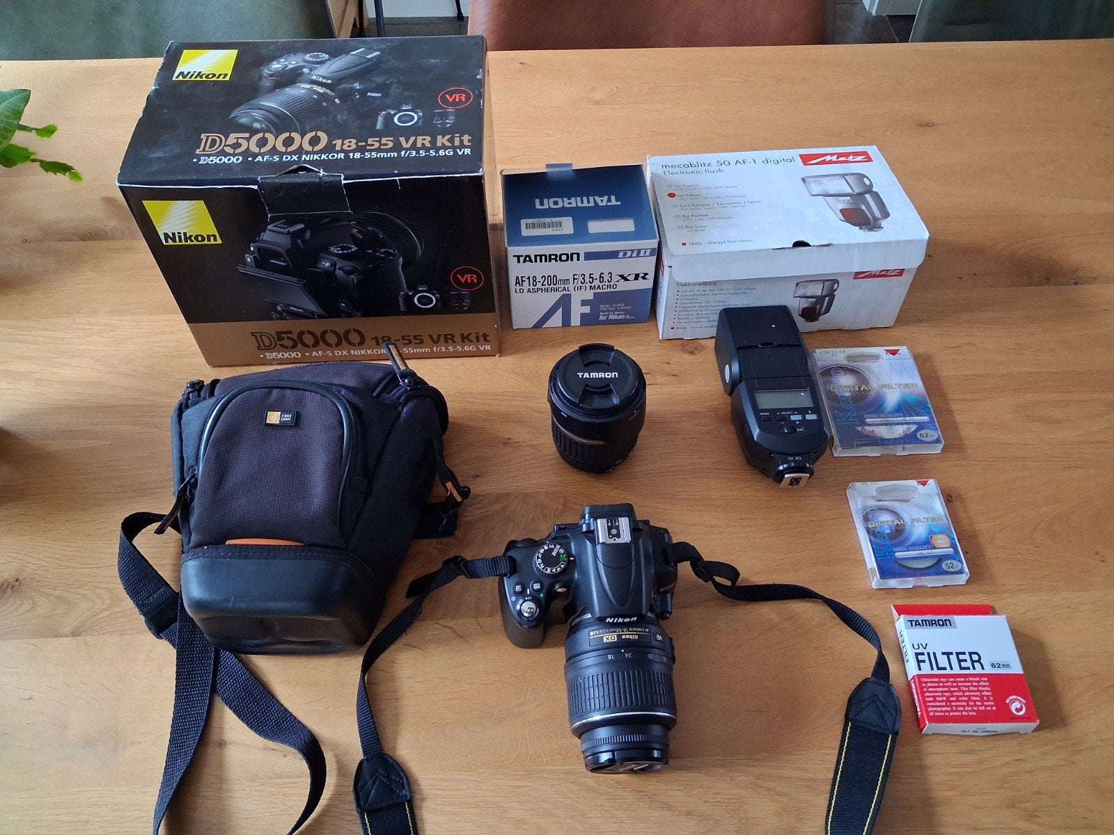 Nikon 5000 camera, Ophalen of Verzenden, Zo goed als nieuw, Nikon, Externe flitser
