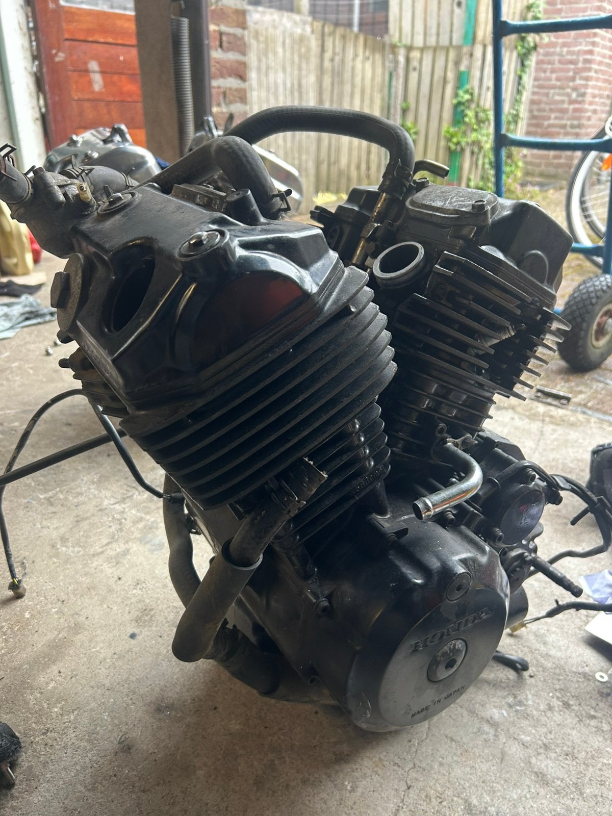 Motorblok Xl600v transalp, Ophalen