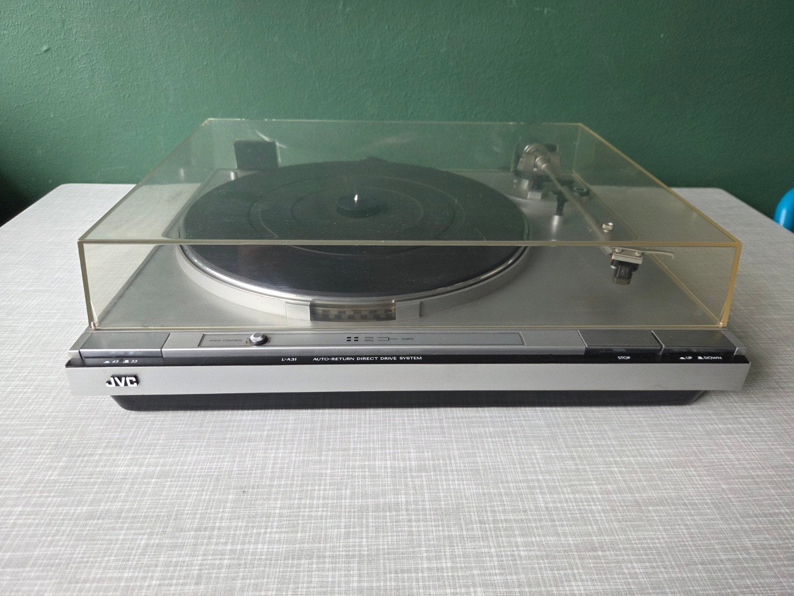 Vintage JVC L-A31 Direct Drive Platenspeler – Werkend, Ophalen, Gebruikt, Platenspeler, Overige merken