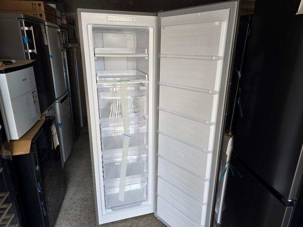 Nieuwe rvs nofrost zuinige vrieskast 170x55 cm C klasse, Vrieskast, Nieuw, Minder dan 60 cm, Energieklasse A of zuiniger