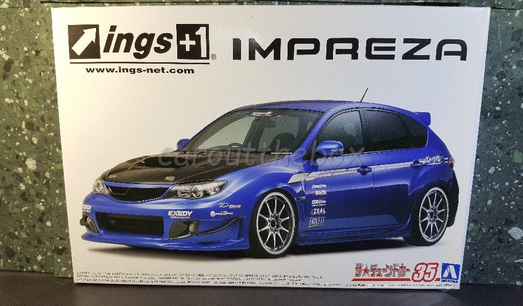 Subaru Impreza WRX STi 1:24 Aoshima, Overige merken, Auto, Verzenden, Groter dan 1:32