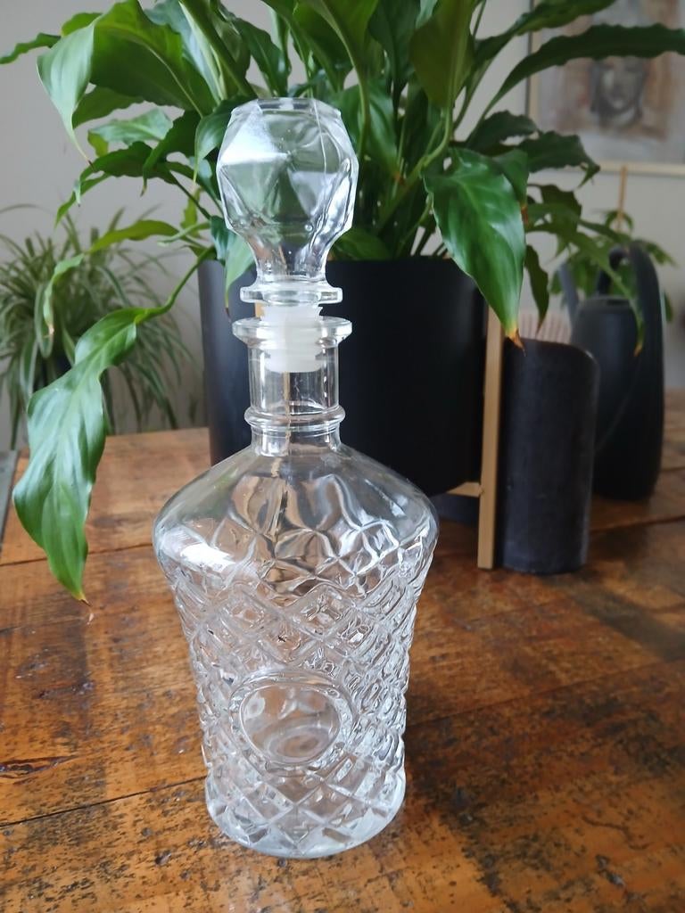 Glazen Fles met Stop, Ophalen of Verzenden