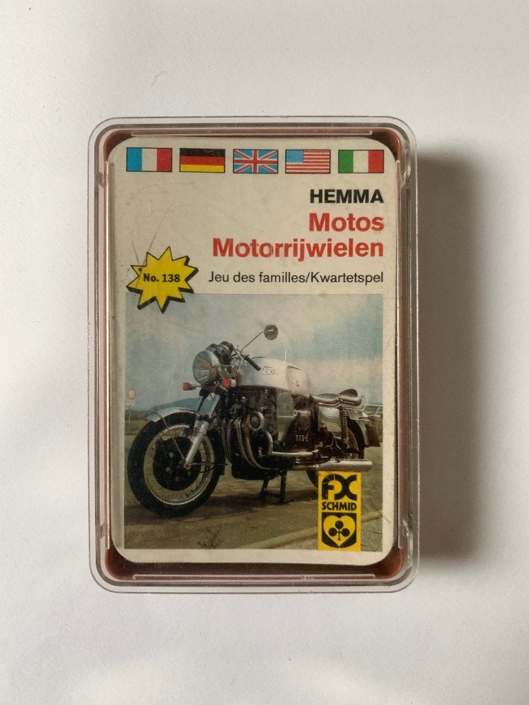 HEMMA Motos Motorrijwielen ️ Kwartetspel kwartet motoren